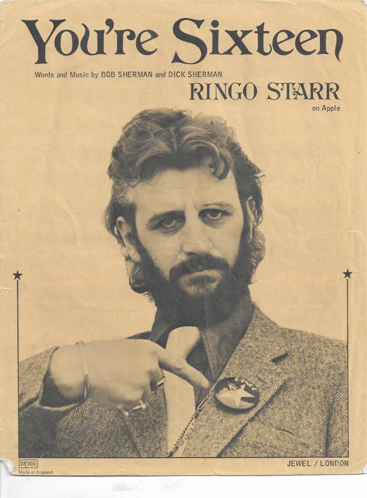 Ringo Starr-Youre Sixteen Sheet Music