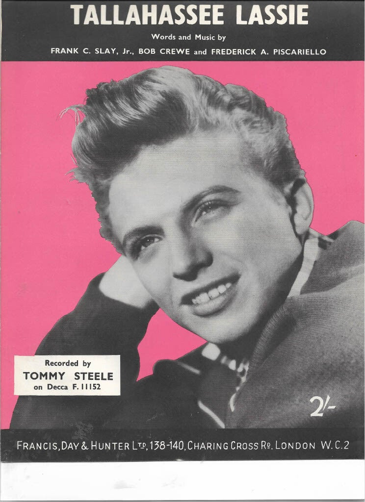 Tommy Steele Tallahassee Lassie Sheet Music