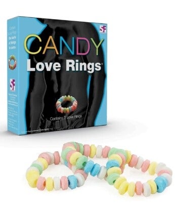 Candy love rings, 3 cockrings bonbons Candy Love Rings à consommer sans modération Marque Spencer & Fleetwood