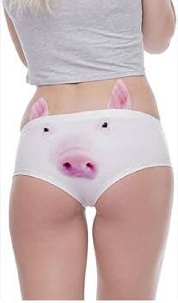 Culotte "Pig slip" originale & libérez l'animal qui sommeille en vous Neuf / Taille Unique XS/S/M