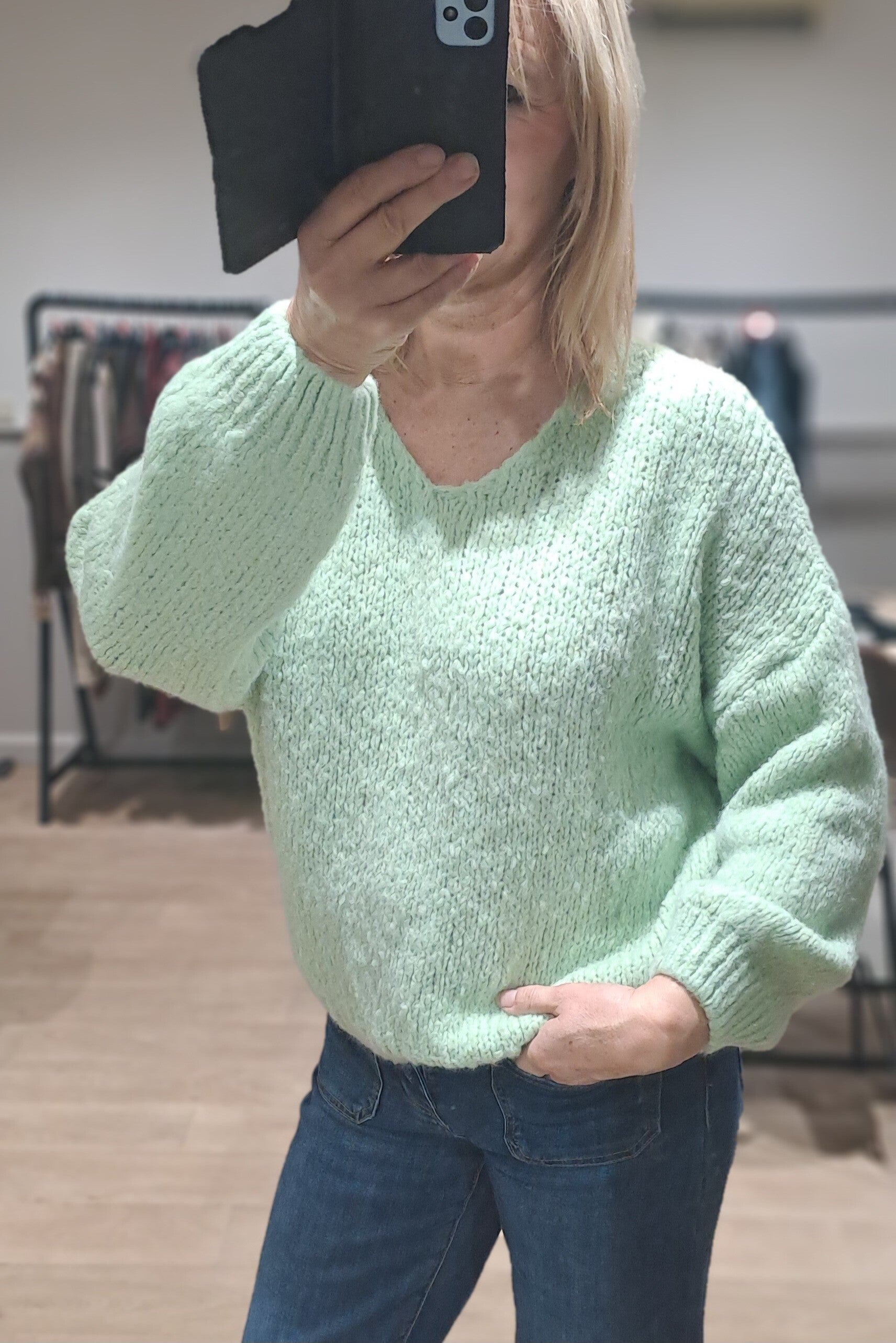 pulletje lichtgroen Terra di Siena