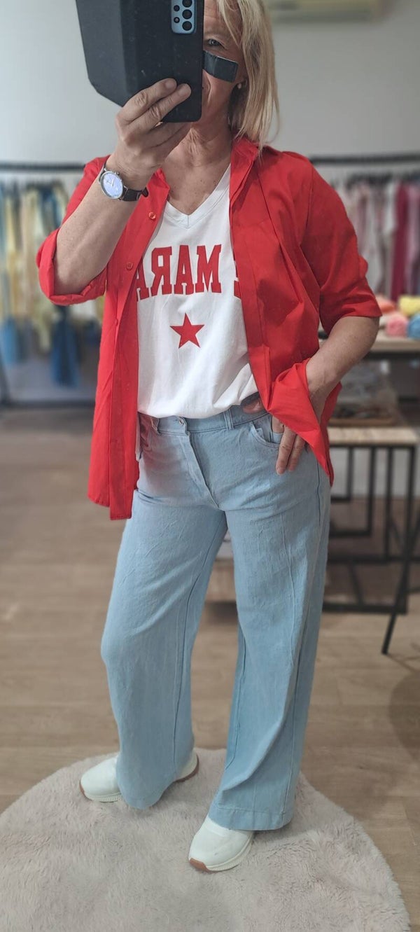 hemd Terra di Siena rood