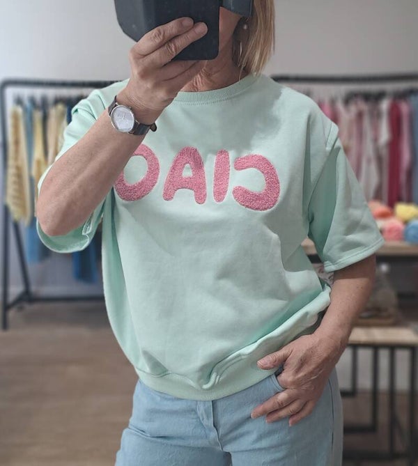 sweaterpulletje Ciao aquablauw