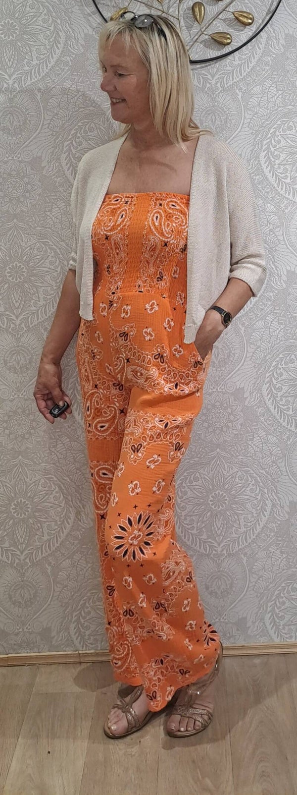 jumpsuit summertime Terra di Siena