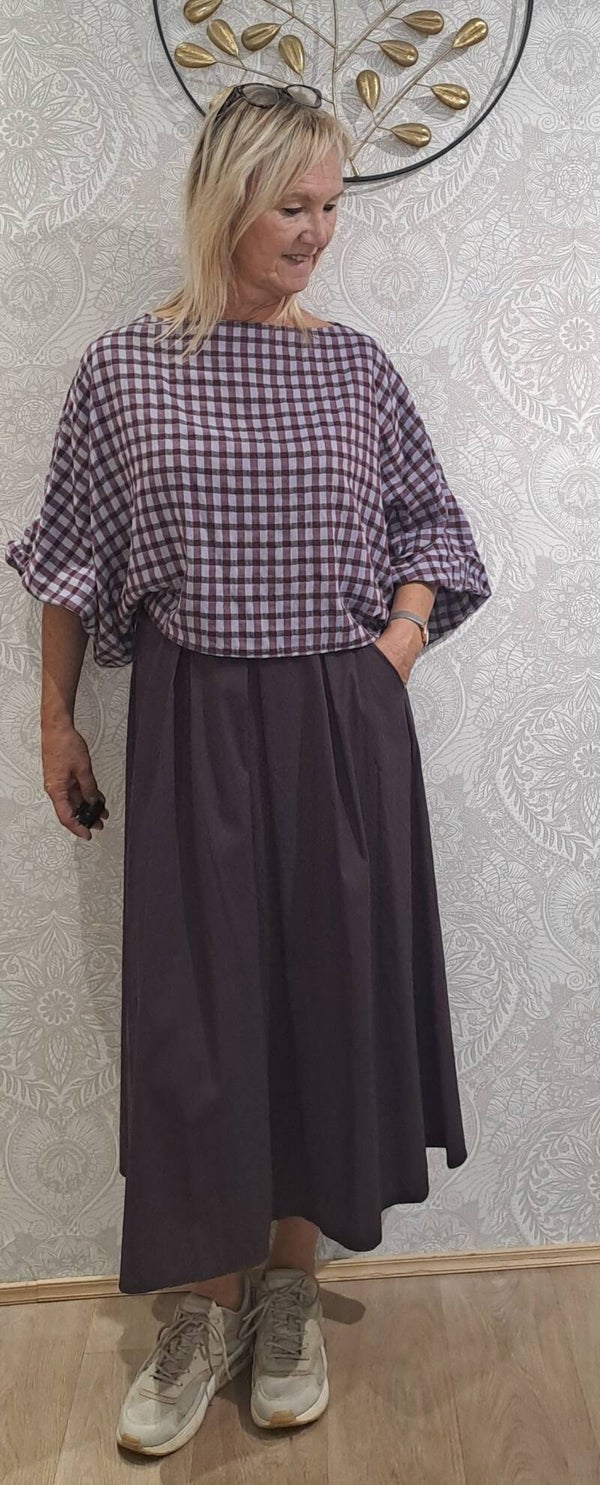 blouse Terra ruit lila/burgundy