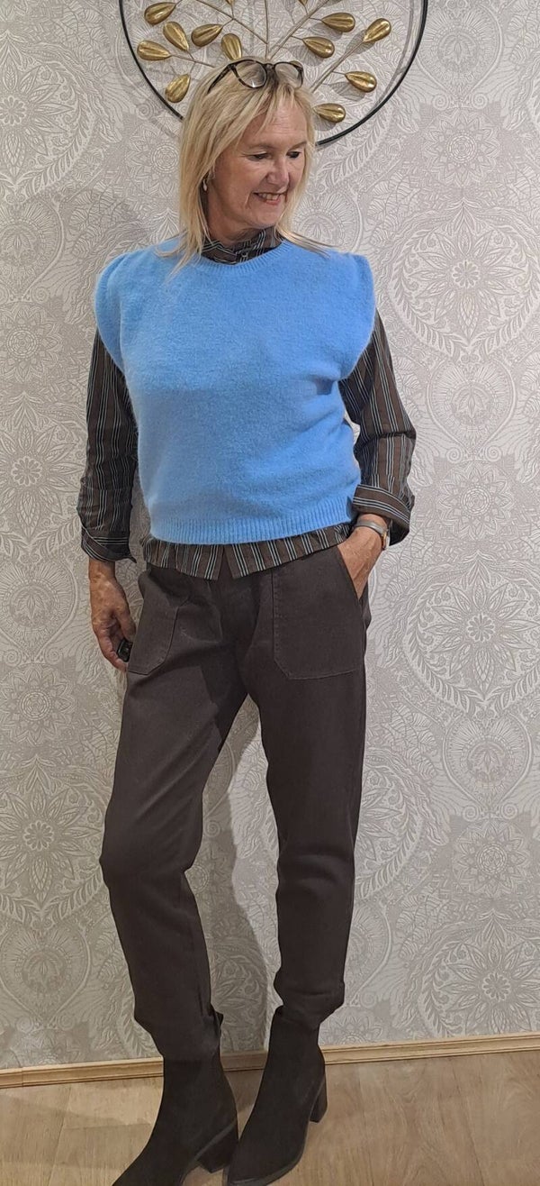 gilet lichtblauw JW