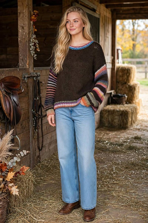 Toffe pul April Vintage brown/colour