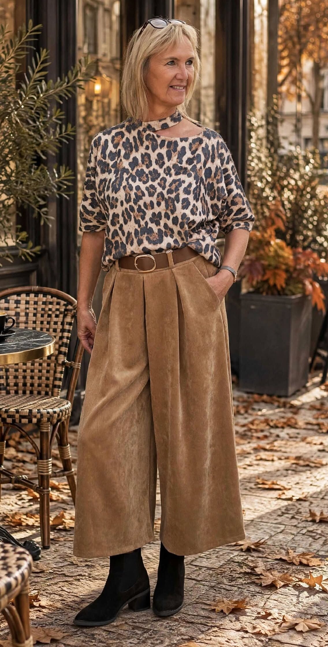 broekrok Terra camel velours