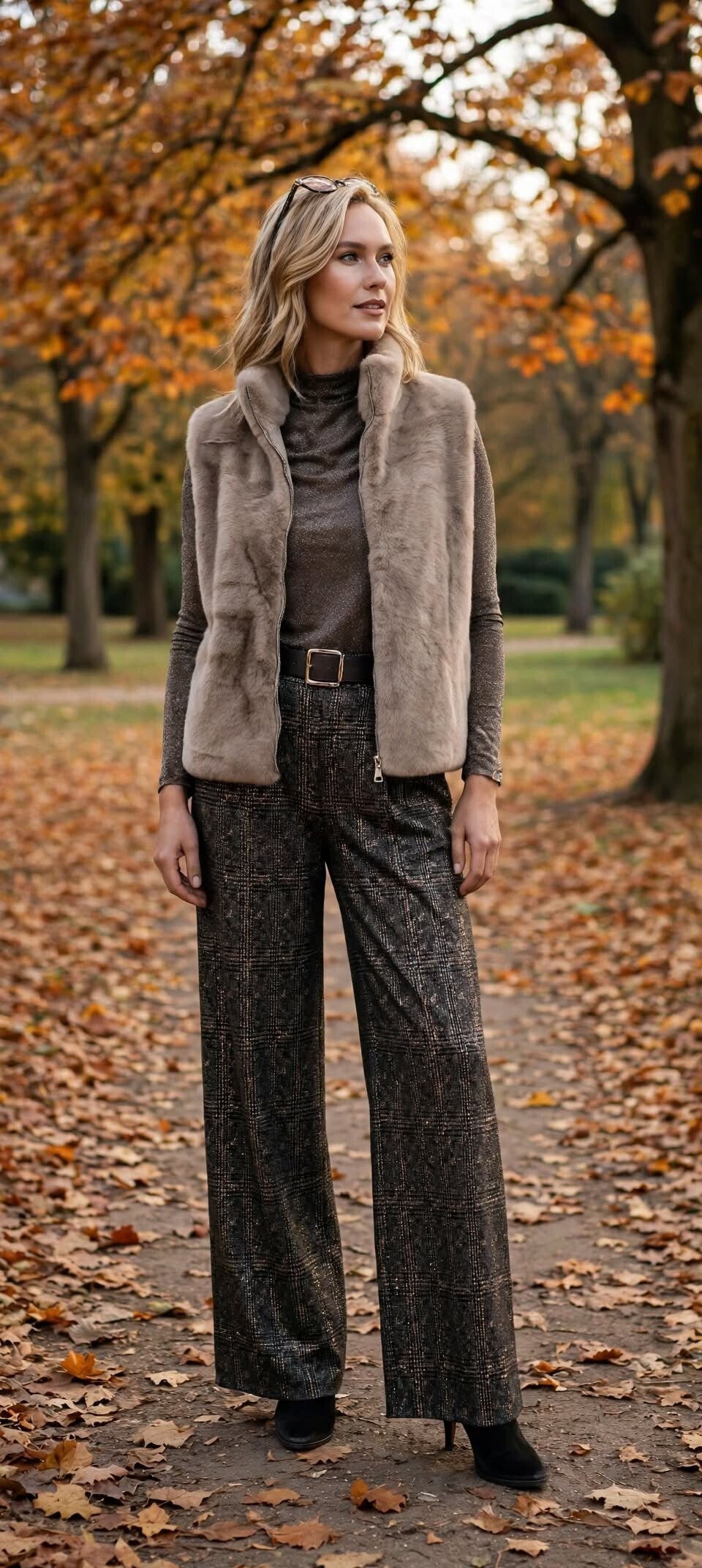 teddy gilet taupe