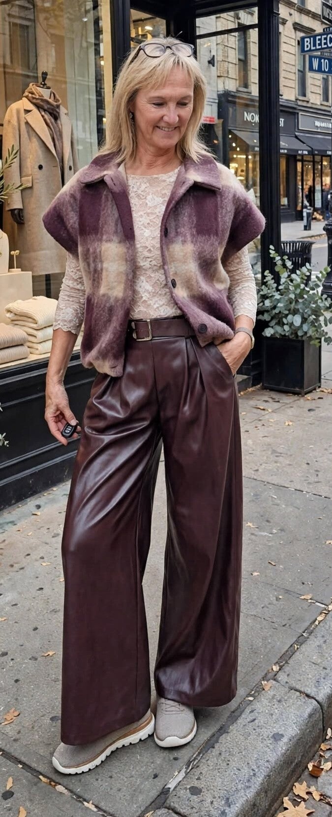 gilet bordeaux style Terra di Siena