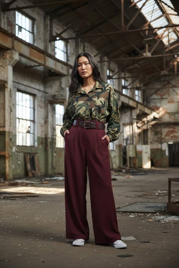 broek Terra di Siena burgundy