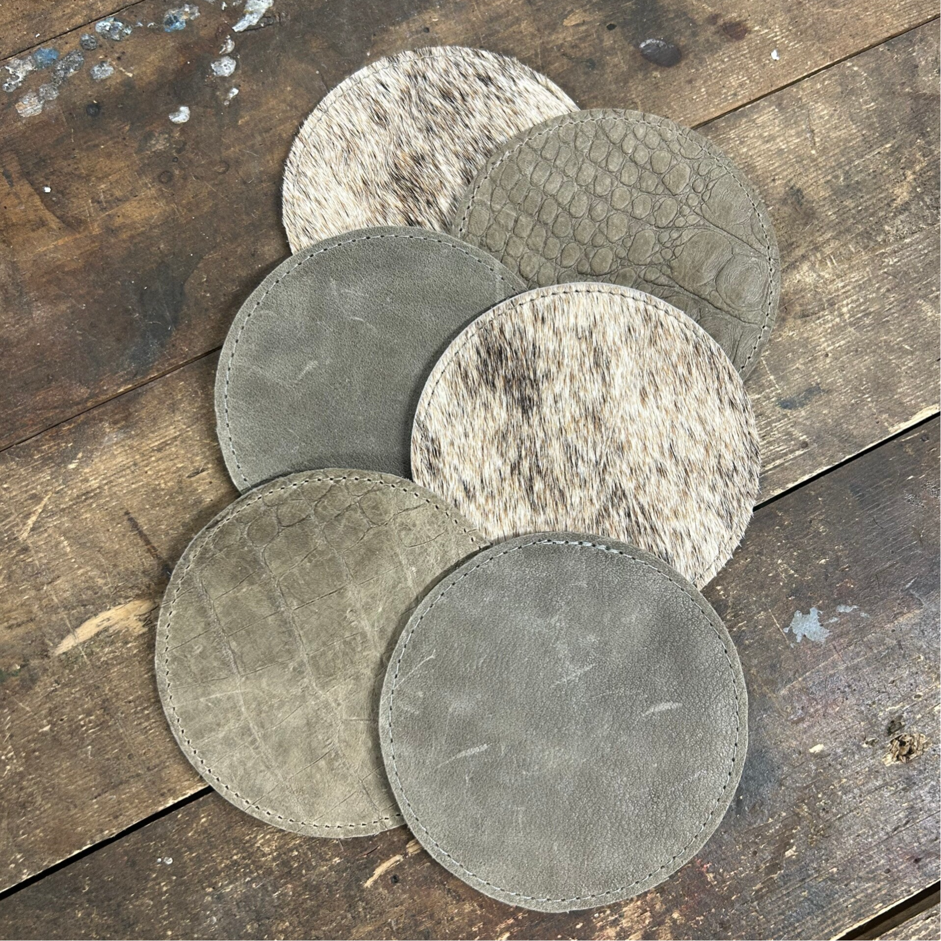 Onderzetters - Taupe mix