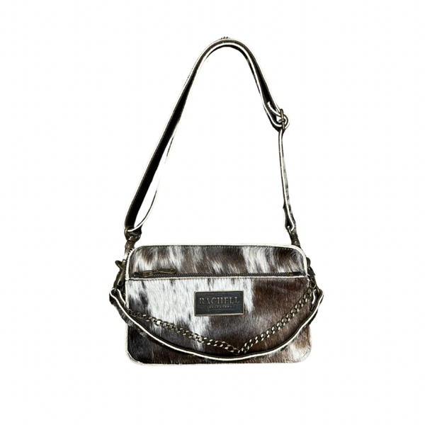 Crossbody tas Lois - Bruin koehuid