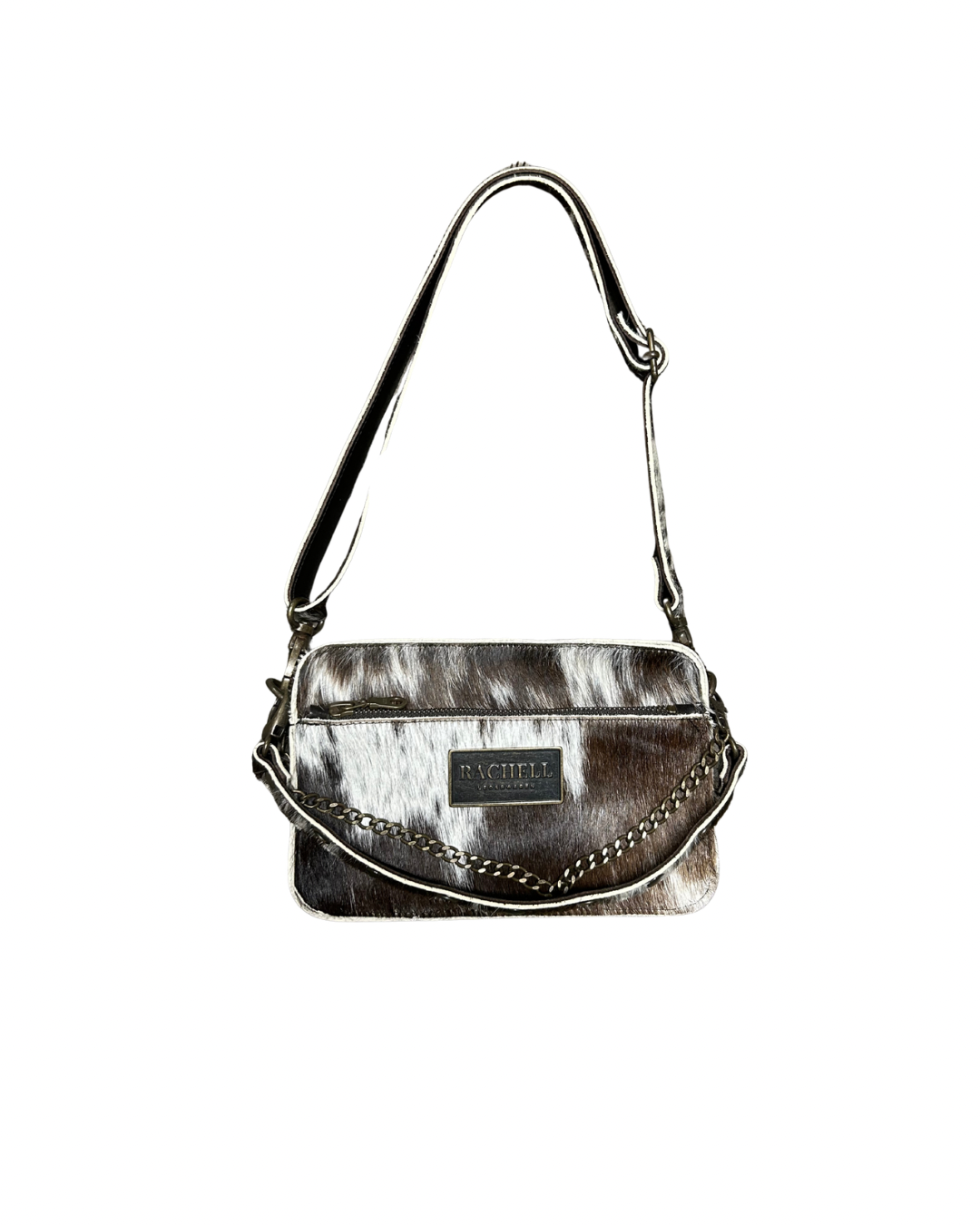 Crossbody tas Lois - Bruin koehuid