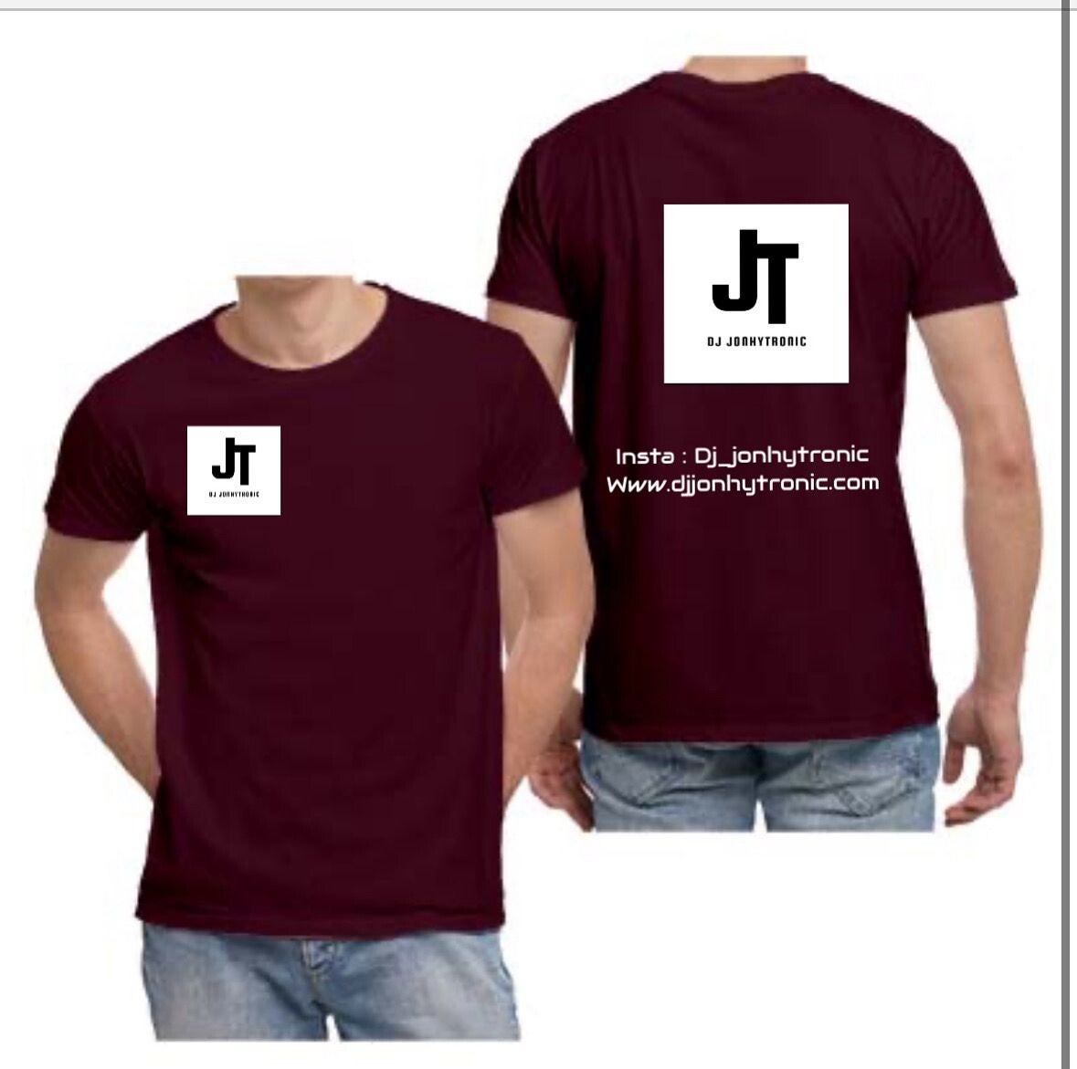 CAMISETA DE COLOR VINO