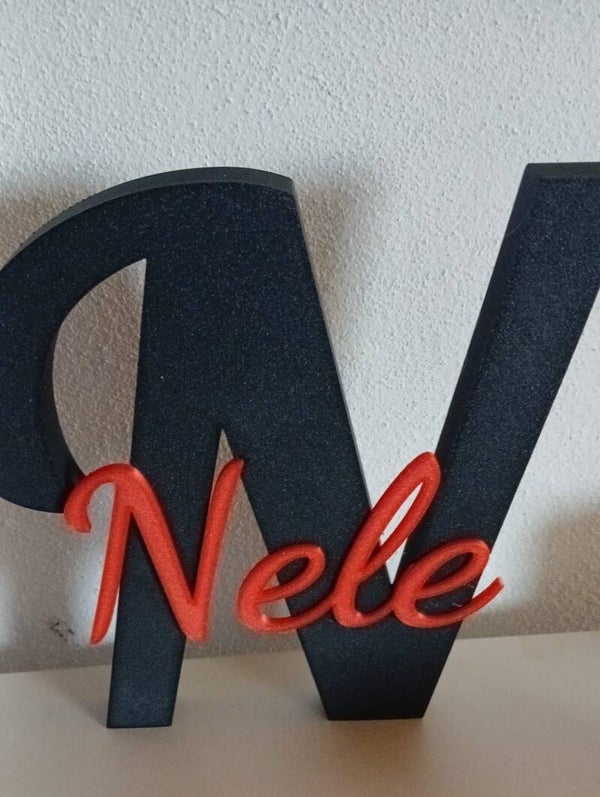 Personalisiertes Namenschild 3D Druck