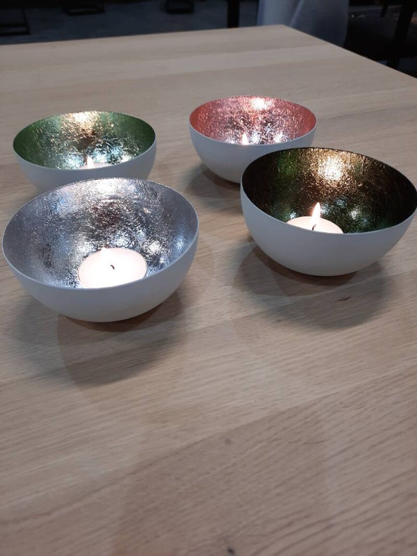 theelichtschaal assortiment 4 kleuren