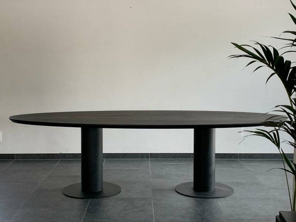 eettafel Raf double elips black