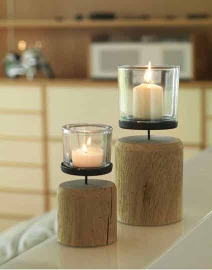 theelichthouder eiken