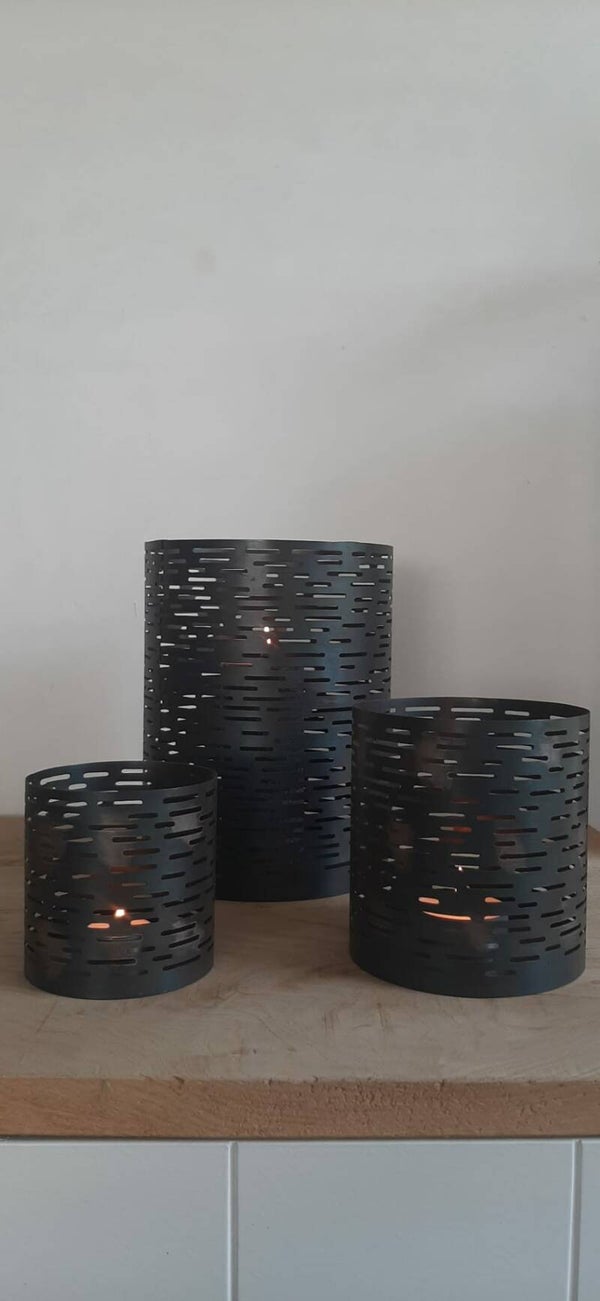 Windlicht stripe