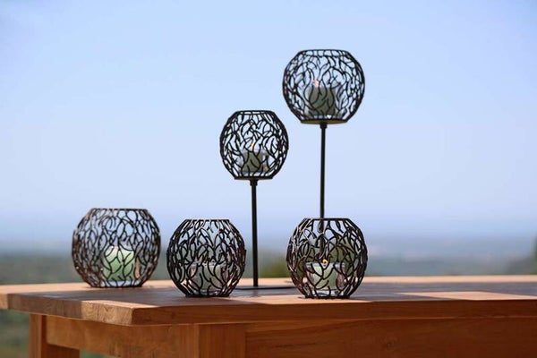 Windlicht flame staander