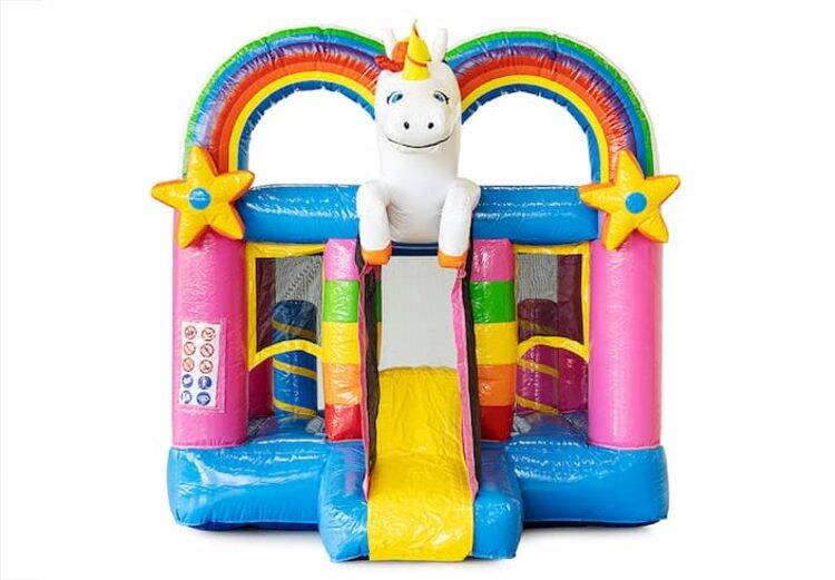 Springkussen Mini Bounce Unicorn voor