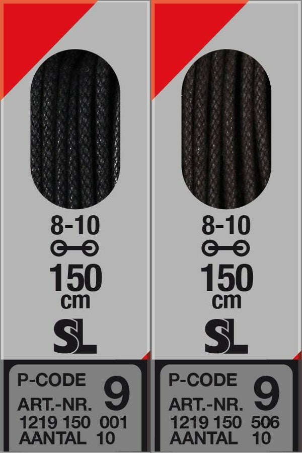 1219 150cm dunne ronde wax veter