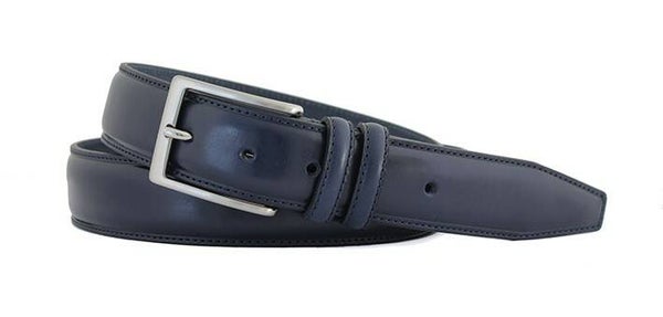 SL bari ceintuur d.blauw 35mm leer