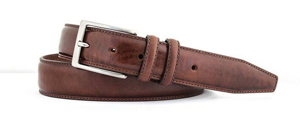 SL bari ceintuur midden bruin 35mm leer