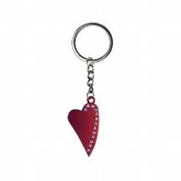 Sleutelhanger Hart rood 0588