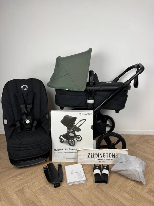 💚 Bugaboo Fox 5 with NEW Forest Green Hood 💚