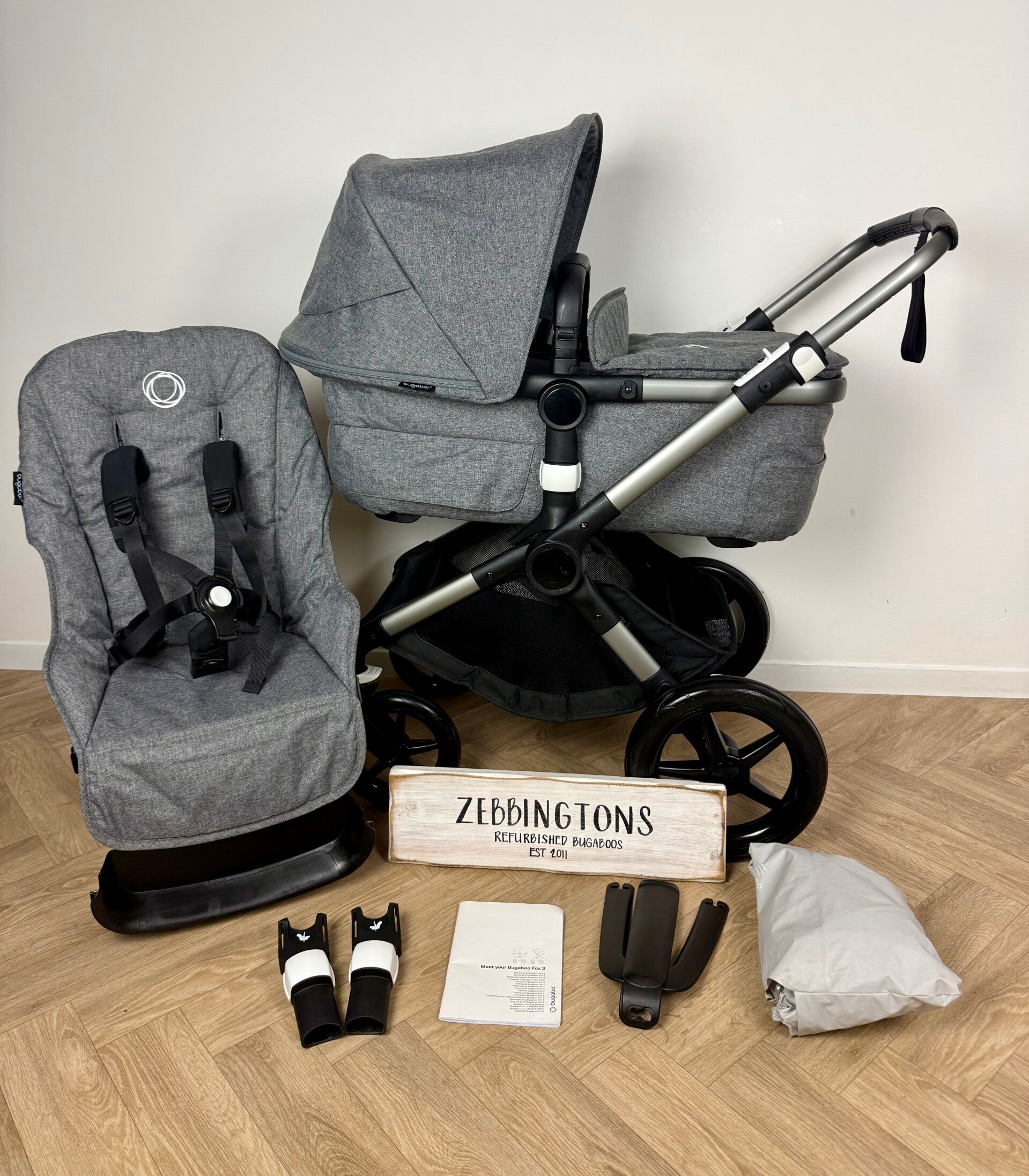 🩶BUGABOO FOX 3 Grey 🩶