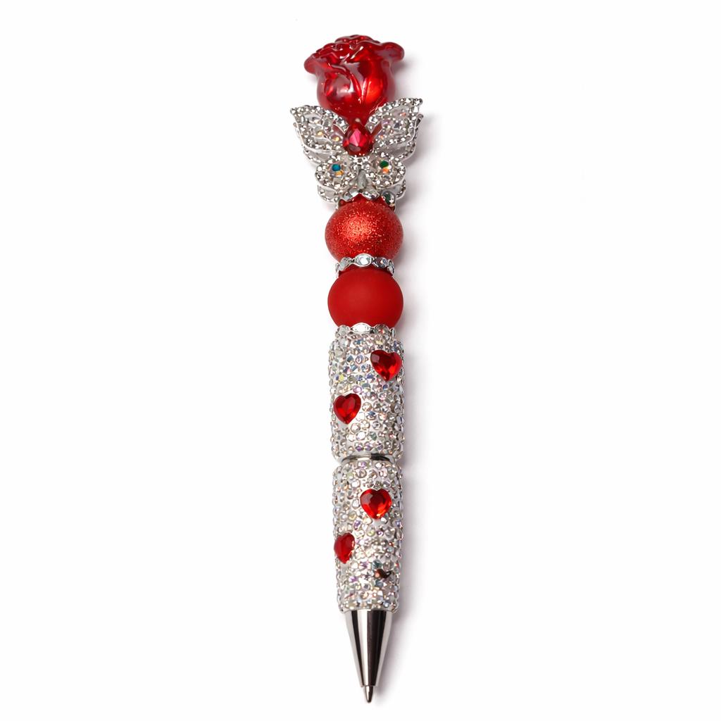 Scarlet Butterfly Glam Pen