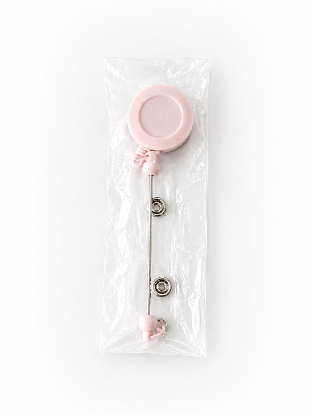 Kralen Badgehouder Licht roze