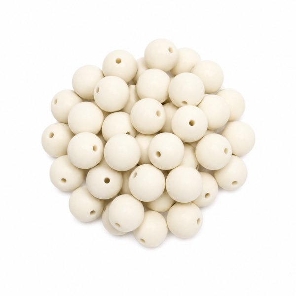 Siliconen Kralen pearl 15 mm