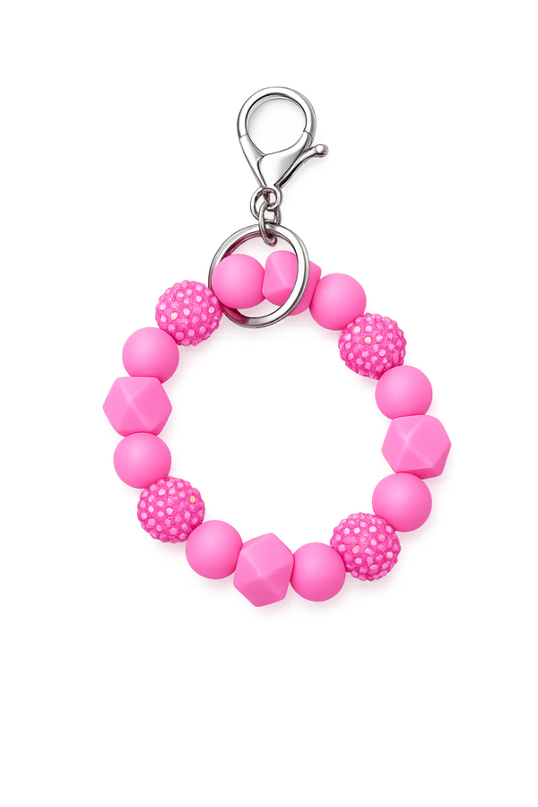 Donker roze wrislet
