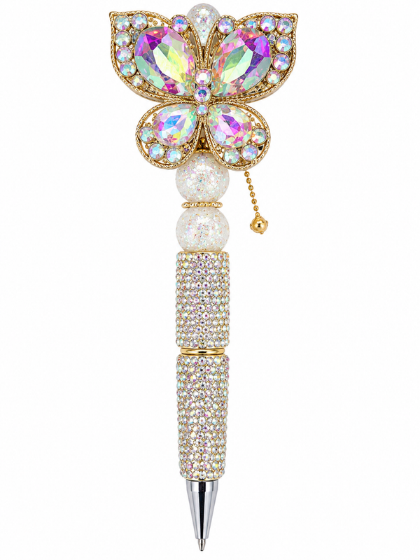 Rhinestone vlinder