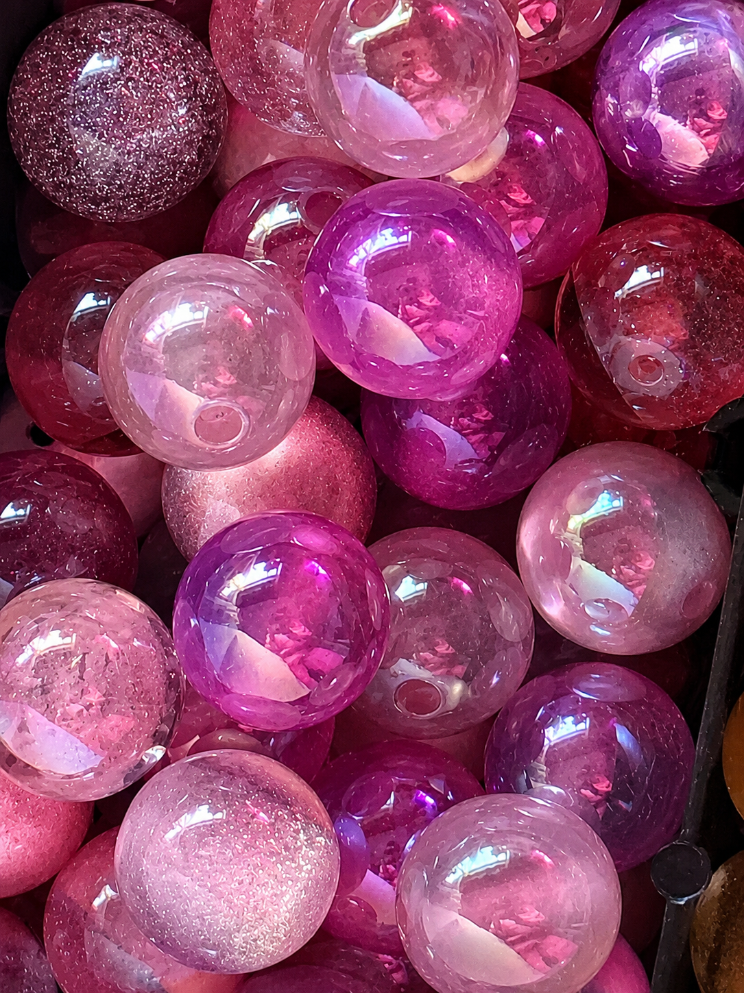 Roze mix luxe kralen