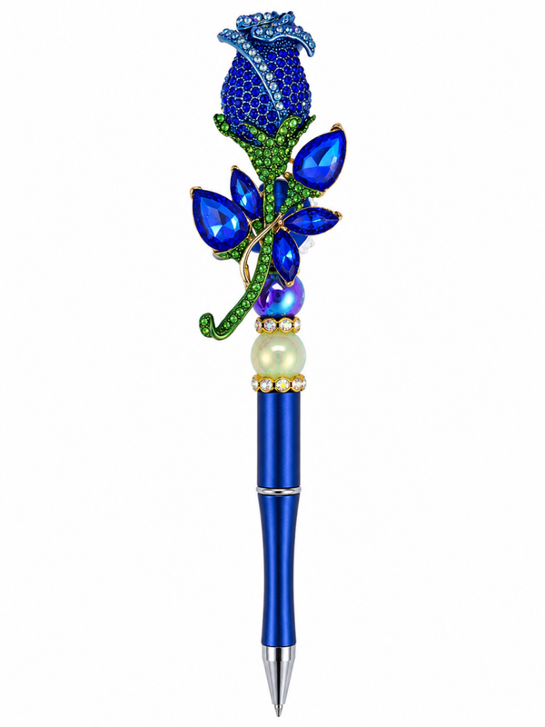 Blauwe Roos pen