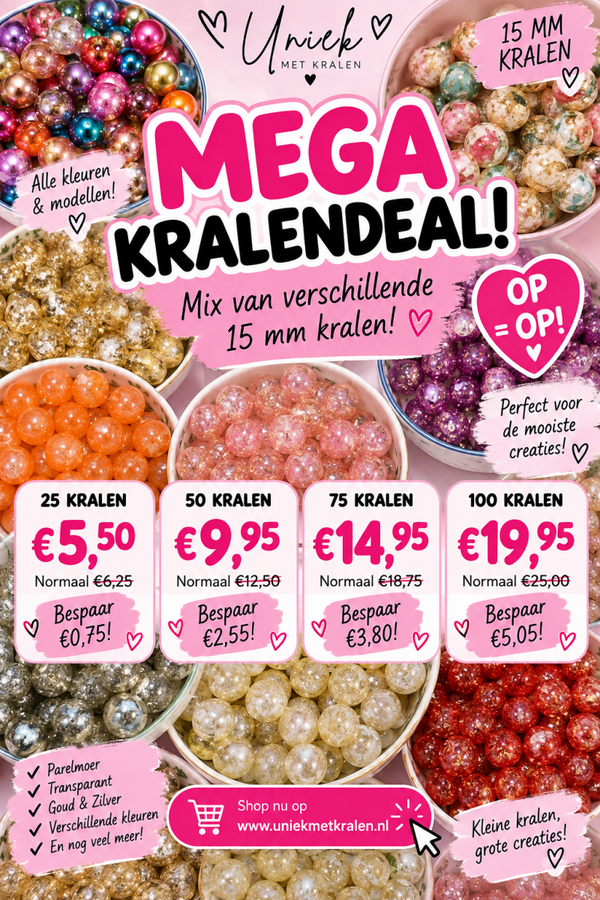 Mega kralen sale