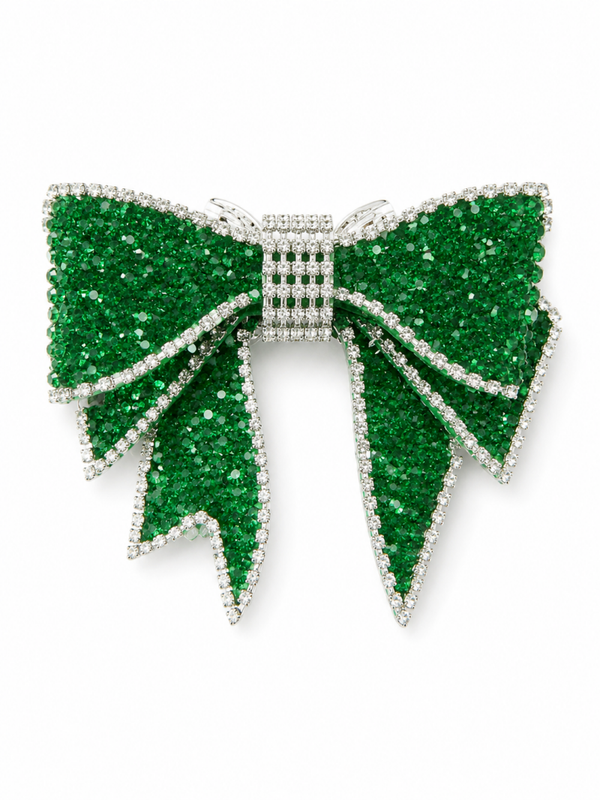 Glitter strik groen