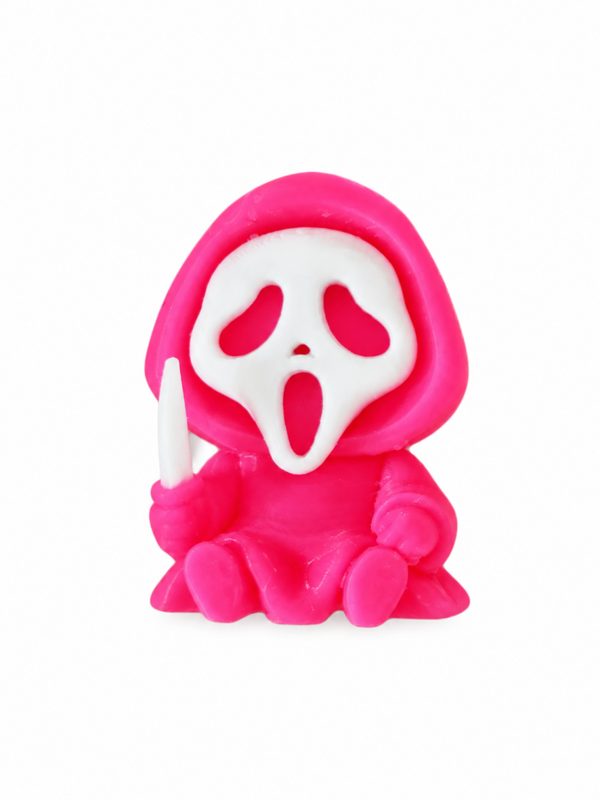 Ghostface neon roze
