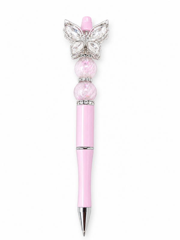 Pink Butterfly Pen