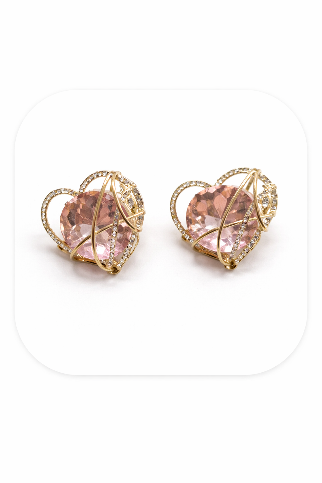 Blush Crystal Hart