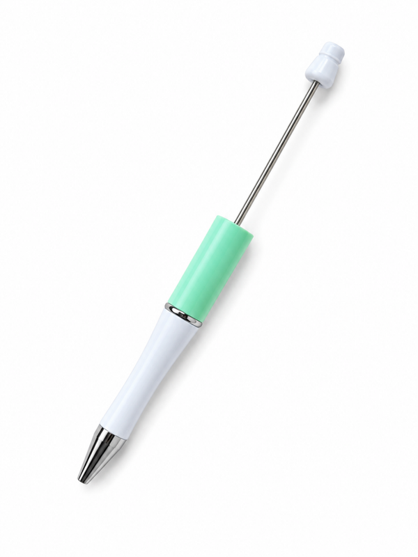 Pen voor kralen - Mintgroen & Wit