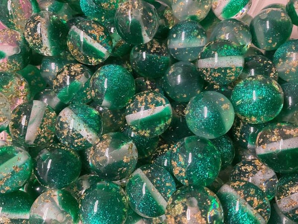 Groen goud glitter