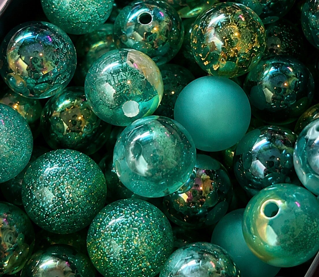 Groene luxe kralen