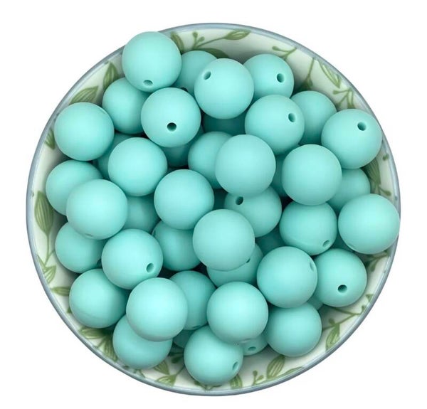 Siliconen Kralen Aruba Blauw