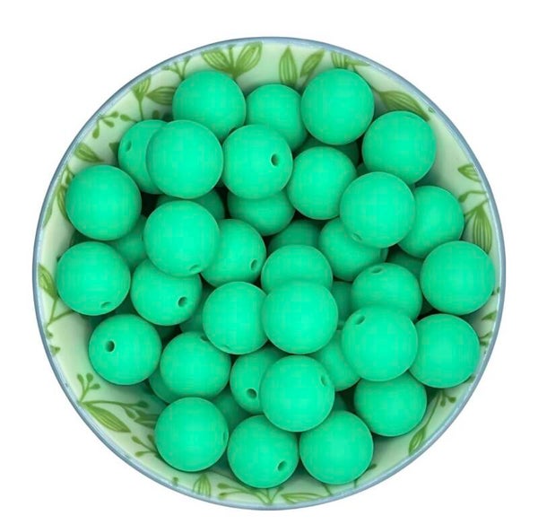 Siliconen Kralen Teal