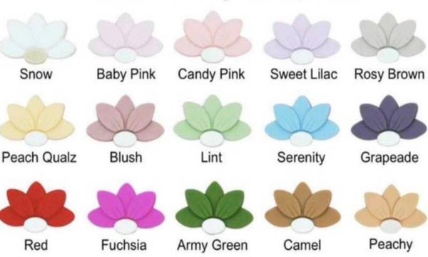 Half daisy beads